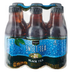 Sweet  Black Iced Tea, 16 fl oz bottles. 6 pack