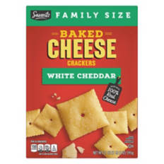 Family Size Baked White Cheddar Cheese Crackers, 21 oz