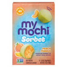 Gluten Free Peach Mango Sorbet Ice Cream, 6 count