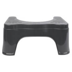 Non Skid Feet Squatting Stool, Grey