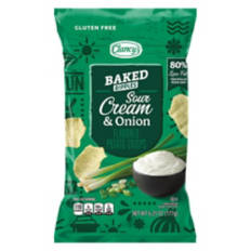 Gluten Free Sour Cream & Onion Flavored Potato Chips, 6.25 oz