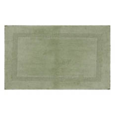 20" x 32" Knitted Memory Foam Bath Rug - Green Border