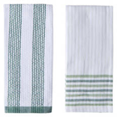 15" x 25" Waffle Towel Set, Green