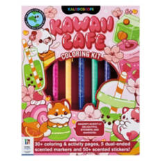 Kids Coloring Kits - Kawaii Cafe