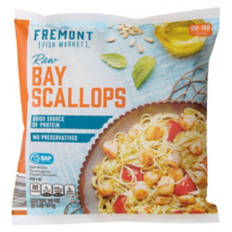 Raw Bay Scallops, 16 oz