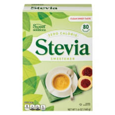 Stevia  No Calorie Sweetener Packets, 80 count