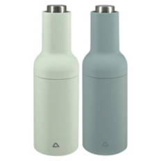 Electric Gravity Salt & Pepper Mill Set, Green