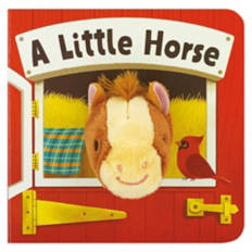 Kids Finger Puppet Board Book - A Little Horse