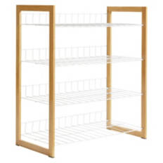 4 Tier Accessory Shelf, White