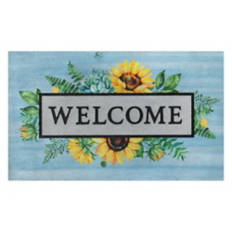 18" X 30" Outdoor Accent Mat - Welcome Sunflower