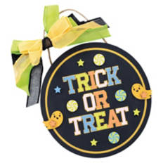 Create Your Own Halloween Circle Sign - Trick or Treat