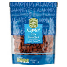 Oven Roasted and Lightly Salted Almonds, 14 oz