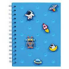 160 Pages Kids Notebook  - Space