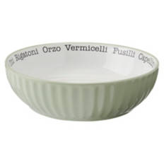 Fluted Pasta Bowl, Green