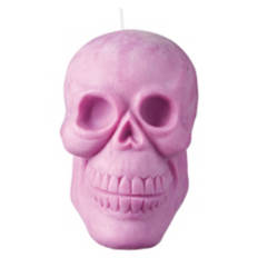 Halloween Molded Candle - Skull, Purple