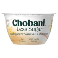 Less Sugar Vanilla & Cinnamon Greek Yogurt, 5.3 oz