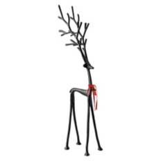 Tall Holiday Reindeer, Black Finish