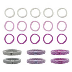 No Crease Ties, Cream/Lavender