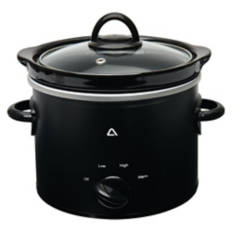 2 Qt Slow Cooker, Black