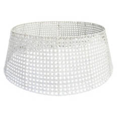 Christmas Tree Collar - White Rattan