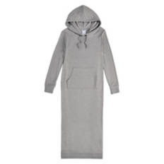 Ladies Cozy Lounge Dress - Gray, S/M