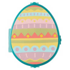 Teal Egg Shaped Snackle Box