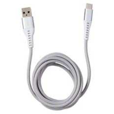6 Feet Charging Cable - USB A to USB C, Silver