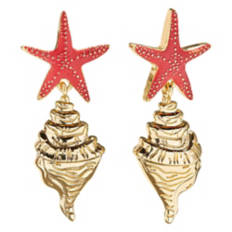 Ladies Dangle Shell Earrings