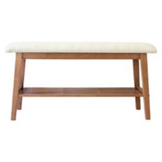 2 Tier Bench, Cream