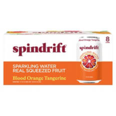 Blood Orange Tangerine Flavored Sparkling Water - 8 pack, 12 fl oz can