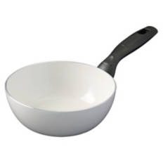 Mini Ceramic Wok Pan, Grey