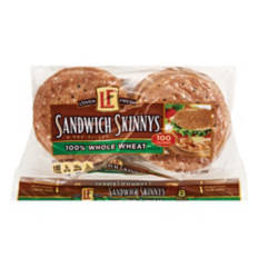 100%  Whole Wheat Sandwich Skinnys, 12 oz