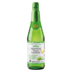 Non Alcoholic Sparkling White Grape Juice Cocktail, 750 ml