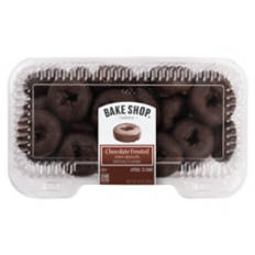 Chocolate Frosted Mini Donut, 14 oz