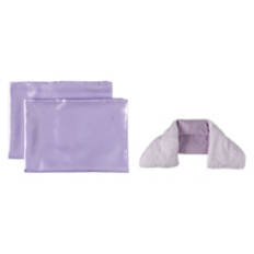 2 Pack Pillowcases & Neck Wrap, Purple