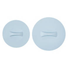 2 Piece Large & Medium Silicone Lids, Blue