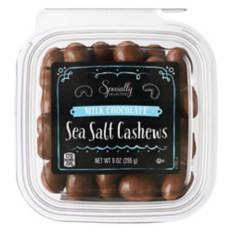 Milk Chocolate Sea Salt Cashews, 9 oz