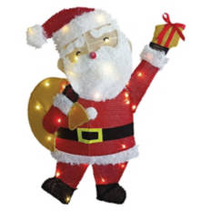 Christmas Tinsel Character - Santa