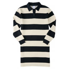 Ladies Sweatshirt Dress - Stripe, XL