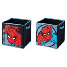 2 Pack Spiderman Storage Box