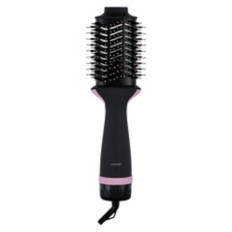 Hot Air Hair Brush, Black/Purple