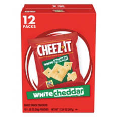 White  Cheddar Baked Crackers Portion Packs, 12 count