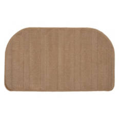 20" x 34" Slice Shaped Kitchen Accent Rug - Tan Vertigo