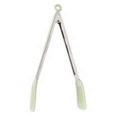 Slotted Silicone Tong, Green