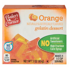Orange Gelatin Mix, 3 oz