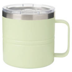 16.5 oz Double Wall Stainless Steel Mug with Lid, Green