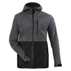 Men's Rain Jacket - Gray, L