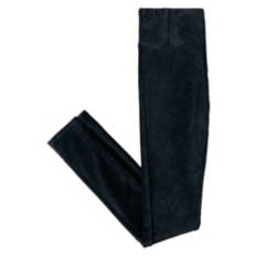 Ladies Ultra Plush Leggings - Black, S