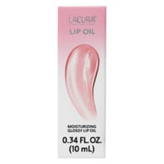 Moisturizing Glossy Lip Oil - Pink, 0.34 fl oz