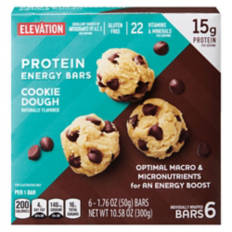 Gluten  Free Cookie Dough Protein Energy Bars, 6 count